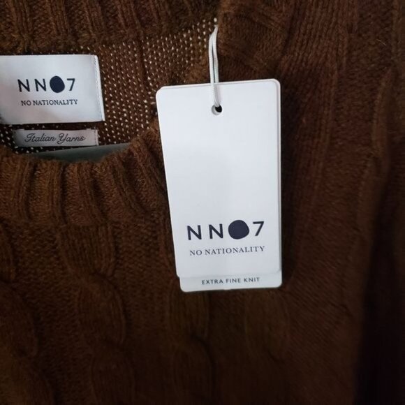 NWT NN07 FABIAN SWEATER CANELA‎ BROWN Size XXL - Picture 10 of 11